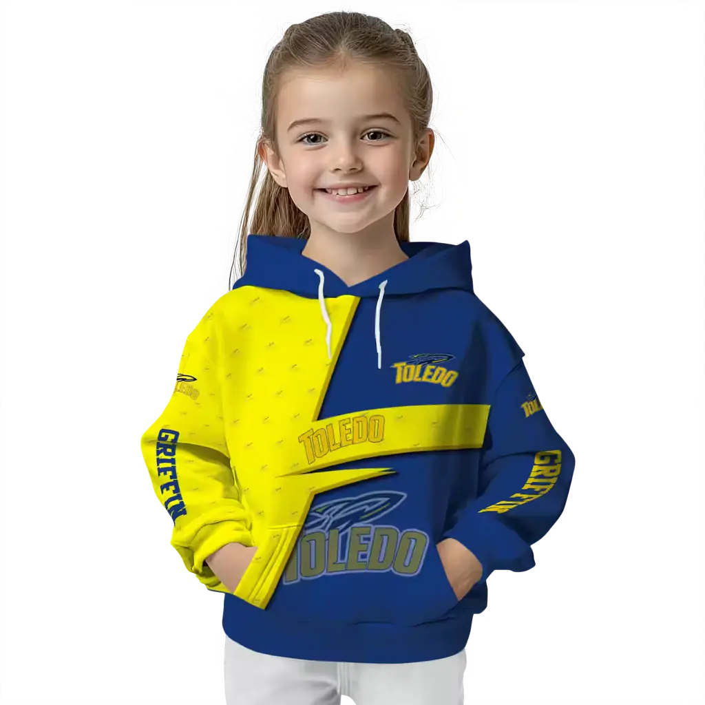 customized toledo rockets abstract shape blue hoodie top rated customized toledo rockets abstract shape blue hoodie top rated