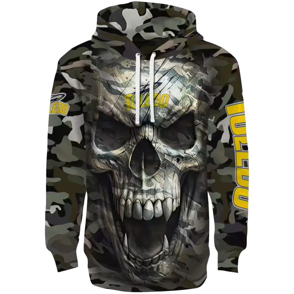 customized toledo rockets camo skull hoodie best selling customized toledo rockets camo skull hoodie best selling