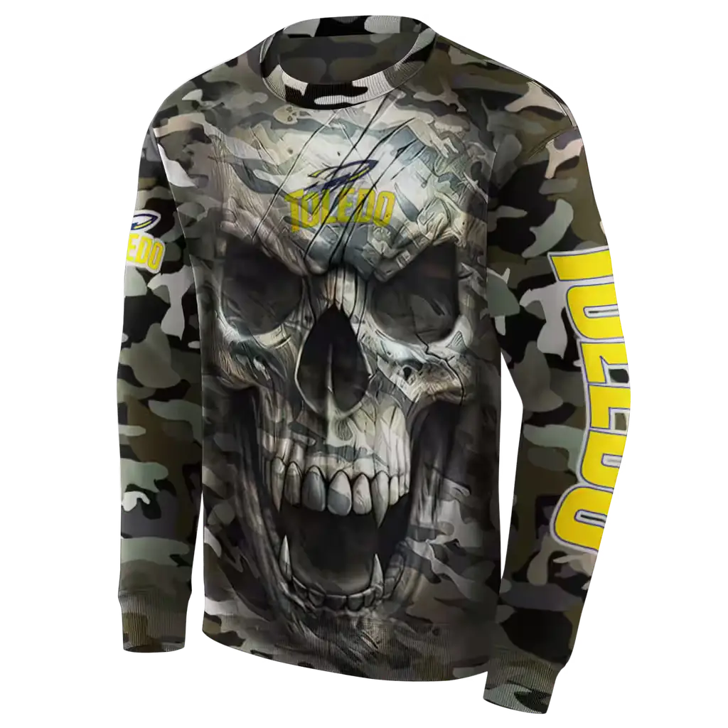 customized toledo rockets camo skull hoodie new arrival customized toledo rockets camo skull hoodie new arrival