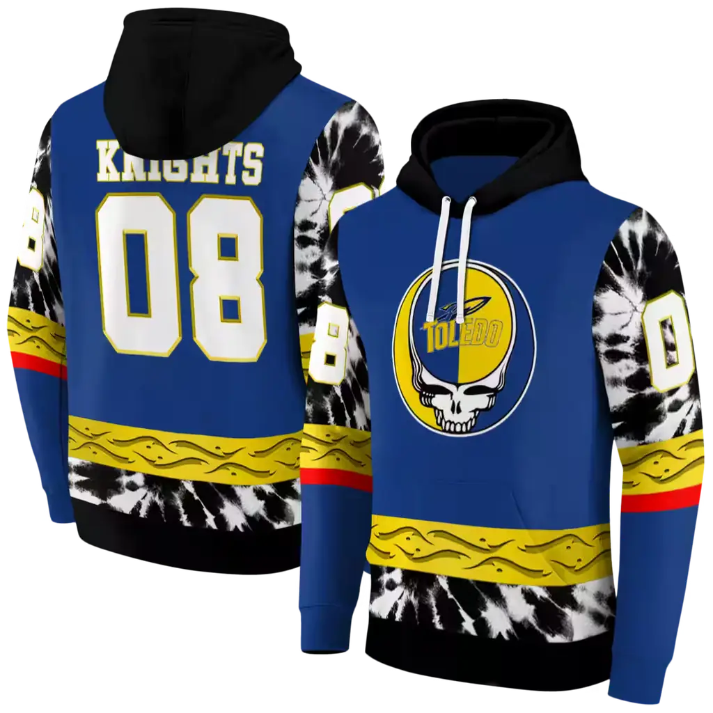customized toledo rockets grateful vibes blue hoodie fashion forward customized toledo rockets grateful vibes blue hoodie fashion forward
