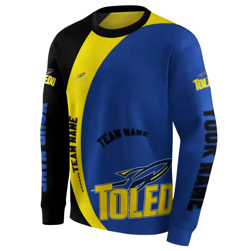 customized toledo rockets minimalist design blue black hoodie new arrival customized toledo rockets minimalist design blue black hoodie new arrival
