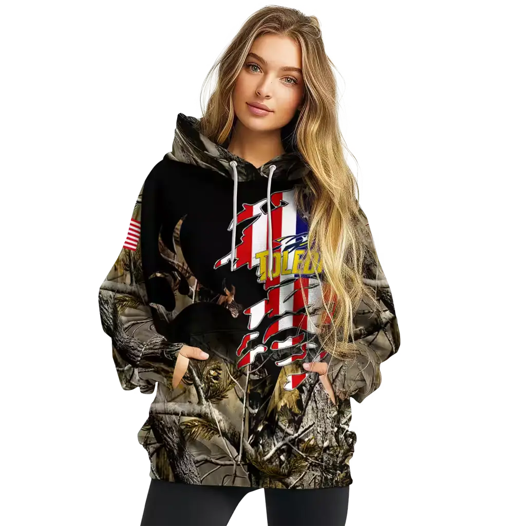 customized toledo rockets tree camo hoodie high quality customized toledo rockets tree camo hoodie high quality