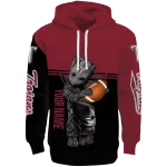 customized troy trojans baby groot red black hoodie best selling