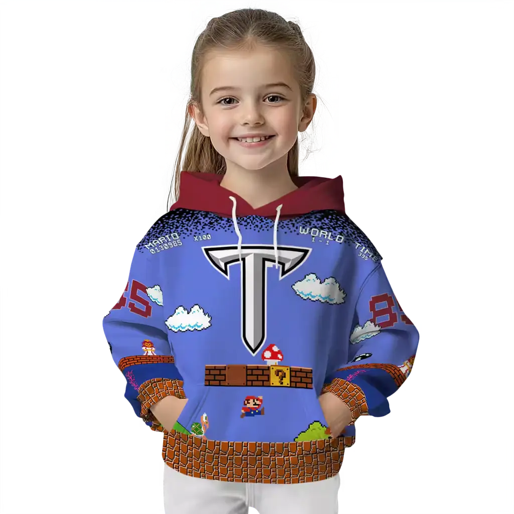 customized troy trojans mario blue black hoodie top rated customized troy trojans mario blue black hoodie top rated