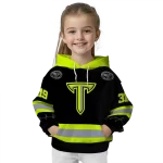 customized troy trojans safety motif black neon green hoodie best selling