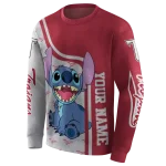 customized troy trojans stitch red hoodie best selling