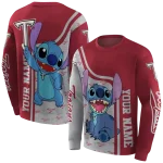 customized troy trojans stitch red hoodie best selling