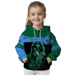 customized tulane green wave grim reaper green black hoodie best selling