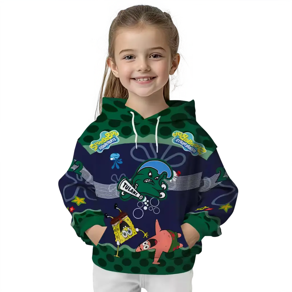 customized tulane green wave spongebob patrick star green navy hoodie top rated customized tulane green wave spongebob patrick star green navy hoodie top rated