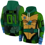 customized tulane green wave superhero armor green hoodie best selling