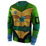 customized tulane green wave superhero armor green hoodie best selling