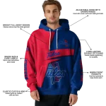 customized tulsa golden hurricane abstract shape blue hoodie best selling