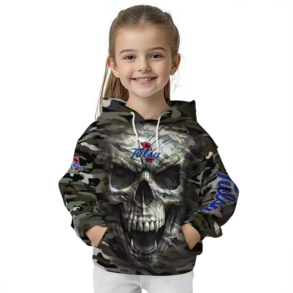 customized tulsa golden hurricane camo skull hoodie top rated customized tulsa golden hurricane camo skull hoodie top rated