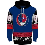 customized tulsa golden hurricane grateful vibes blue hoodie best selling