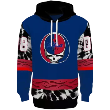 customized tulsa golden hurricane grateful vibes blue hoodie best selling