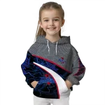 customized tulsa golden hurricane hexagonal mesh blue black gray hoodie best selling