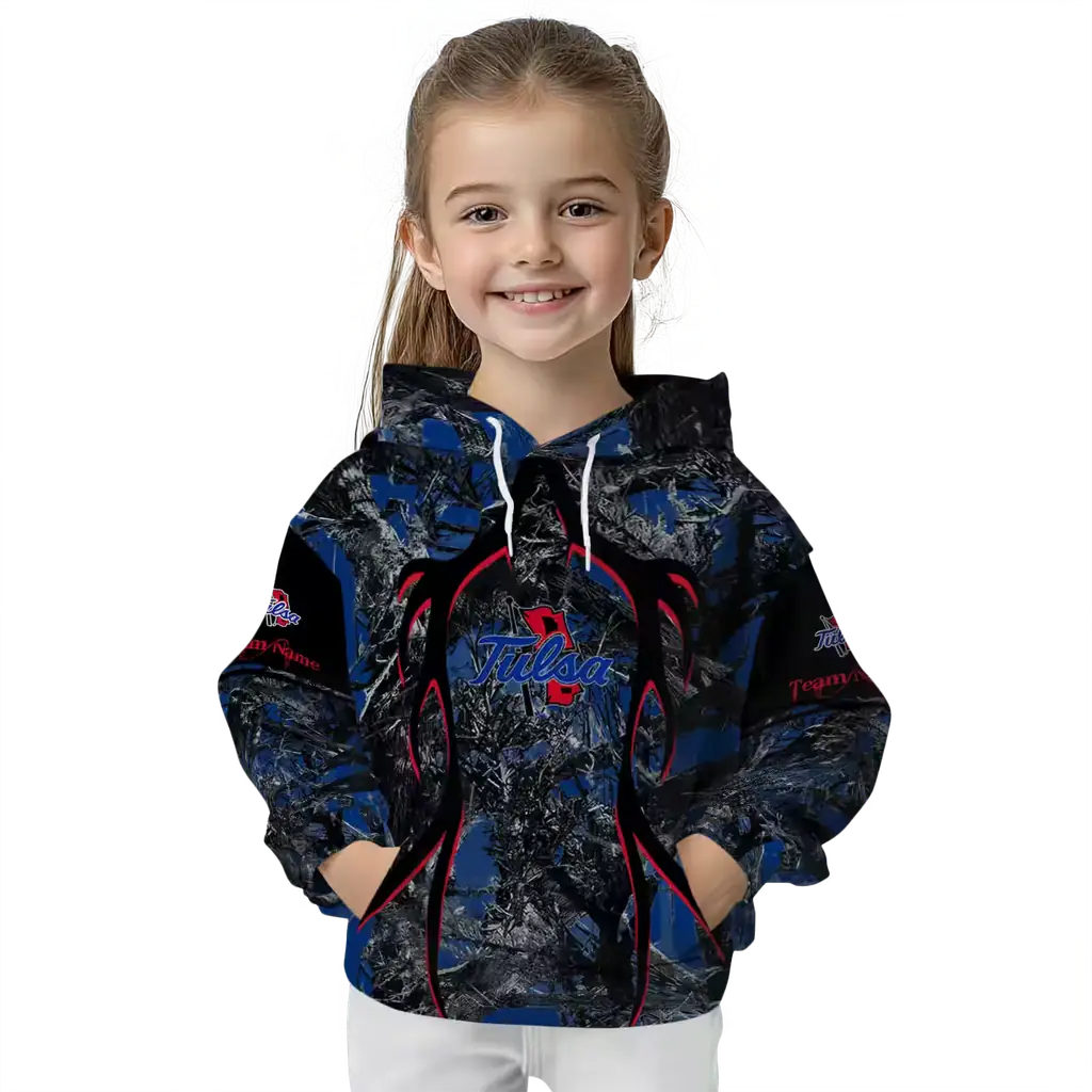 customized tulsa golden hurricane hunting theme blue black hoodie top rated customized tulsa golden hurricane hunting theme blue black hoodie top rated