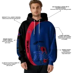 customized tulsa golden hurricane minimalist design blue black hoodie best selling