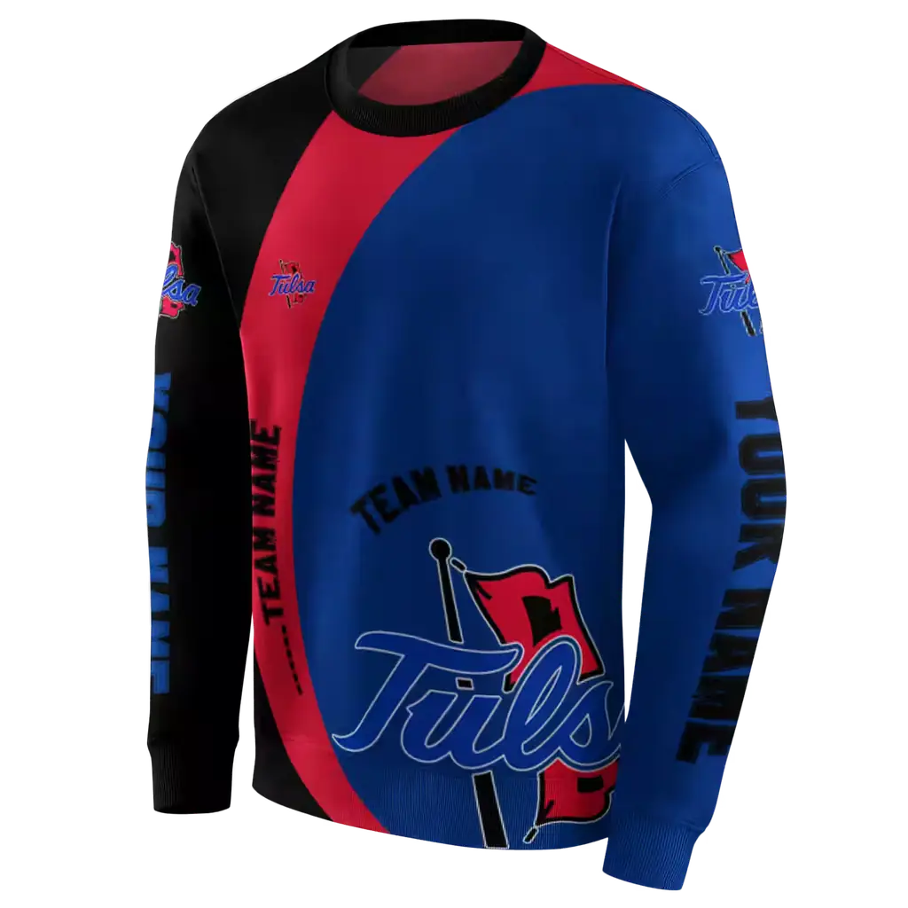 customized tulsa golden hurricane minimalist design blue black hoodie new arrival customized tulsa golden hurricane minimalist design blue black hoodie new arrival