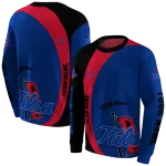 customized tulsa golden hurricane minimalist design blue black hoodie best selling