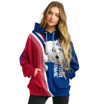 customized tulsa golden hurricane peeking snoopy blue hoodie best selling