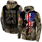 customized tulsa golden hurricane tree camo hoodie best selling