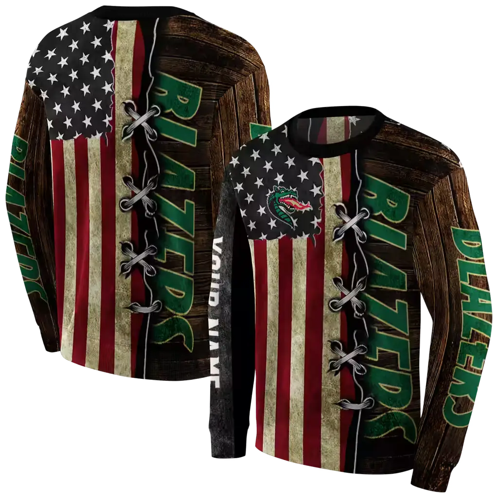 customized uab blazers american pride hoodie premium grade customized uab blazers american pride hoodie premium grade