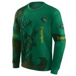 customized uab blazers deer silhouette green hoodie best selling