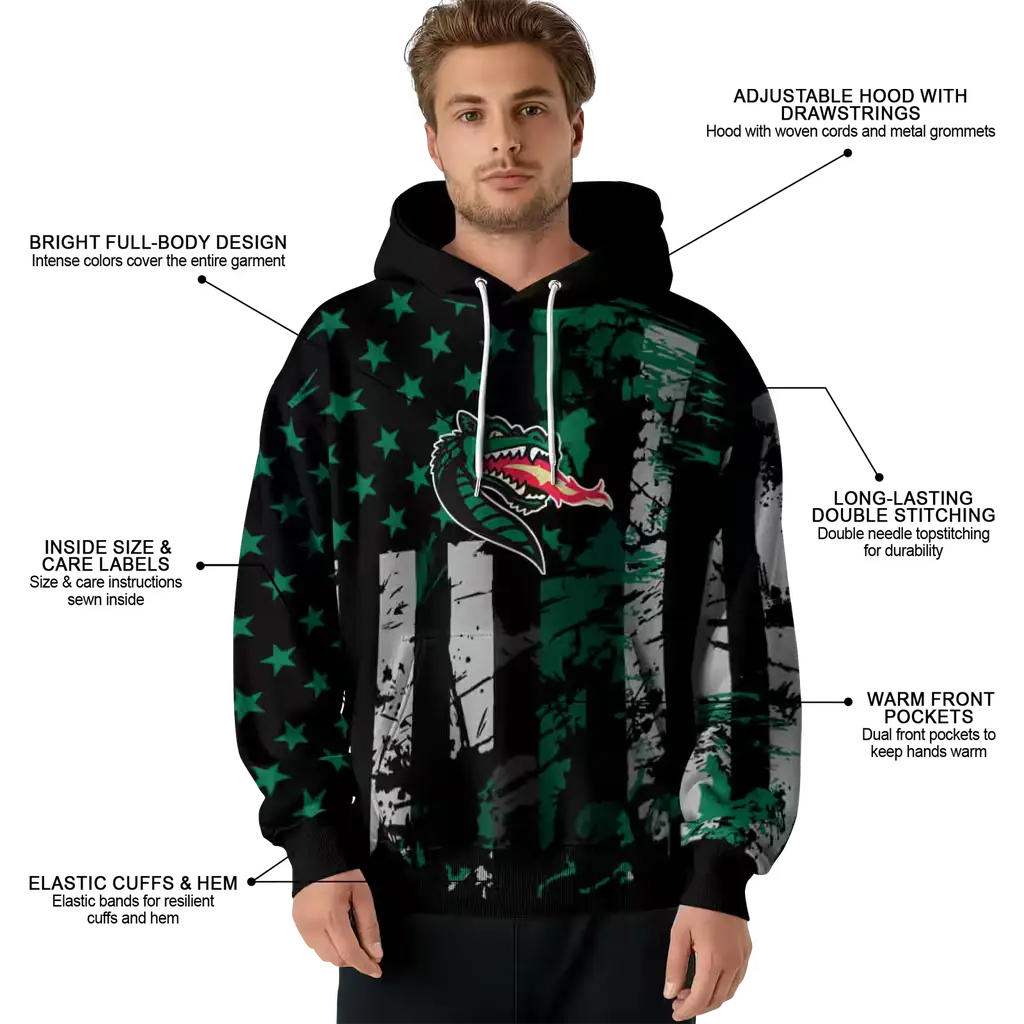 customized uab blazers distressed flag green black hoodie latest model customized uab blazers distressed flag green black hoodie latest model