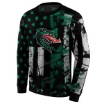 customized uab blazers distressed flag green black hoodie best selling