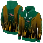 customized uab blazers flame design green hoodie best selling