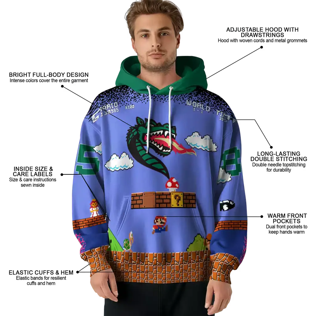 customized uab blazers mario blue black hoodie latest model customized uab blazers mario blue black hoodie latest model