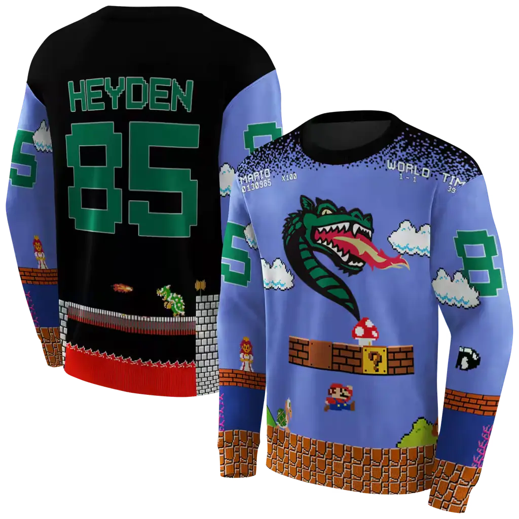 customized uab blazers mario blue black hoodie premium grade customized uab blazers mario blue black hoodie premium grade