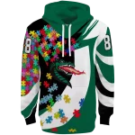 customized uab blazers puzzle pieces green hoodie best selling