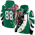 customized uab blazers puzzle pieces green hoodie best selling