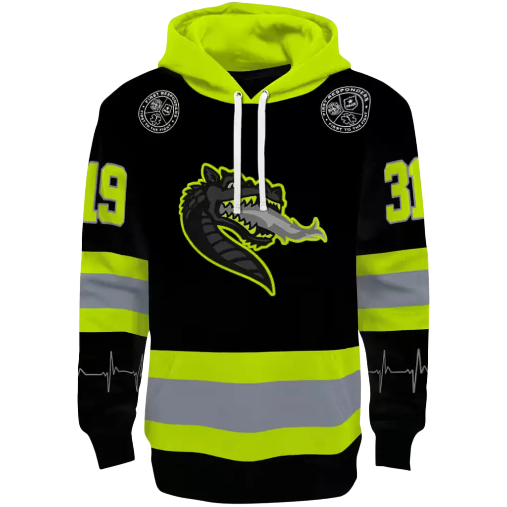 customized uab blazers safety motif black neon green hoodie best selling customized uab blazers safety motif black neon green hoodie best selling