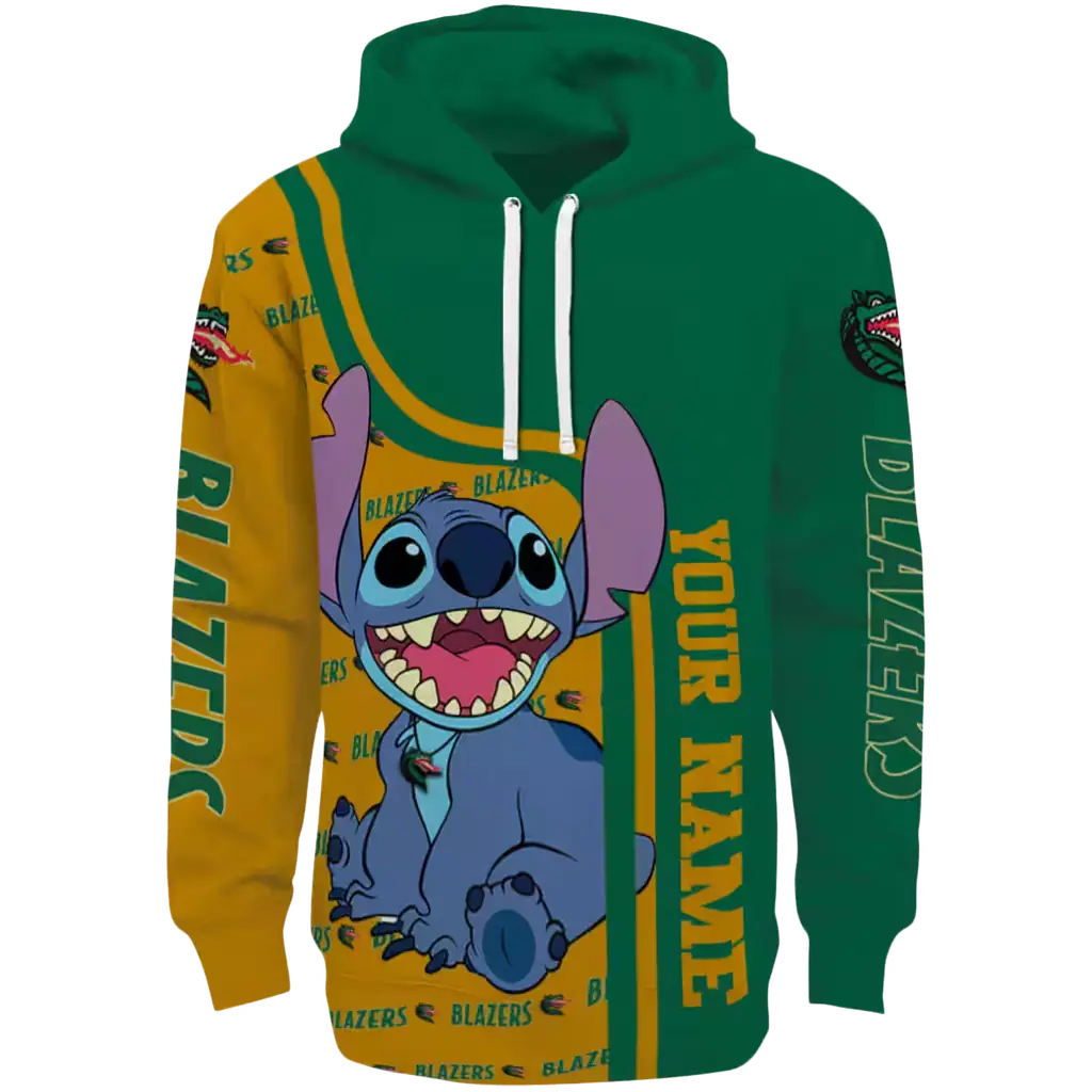 customized uab blazers stitch green hoodie best selling customized uab blazers stitch green hoodie best selling