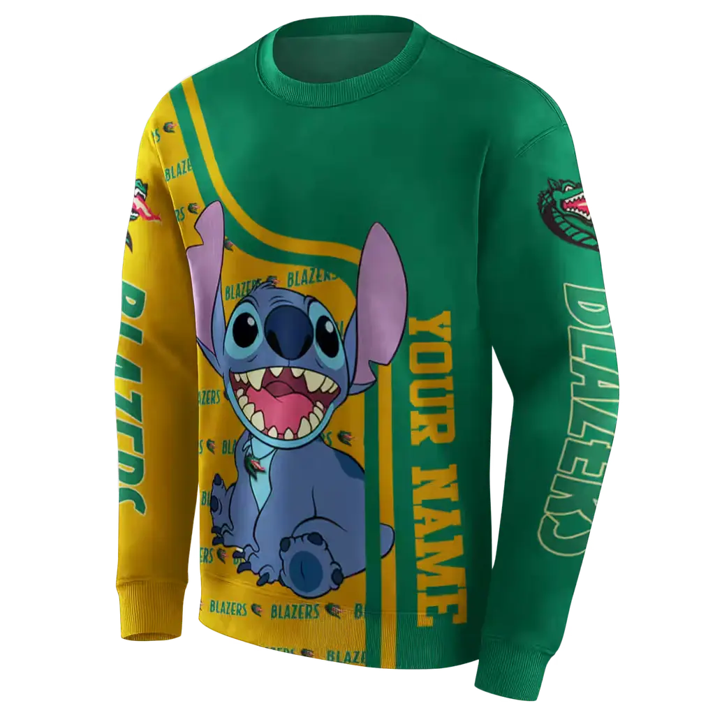 customized uab blazers stitch green hoodie new arrival customized uab blazers stitch green hoodie new arrival