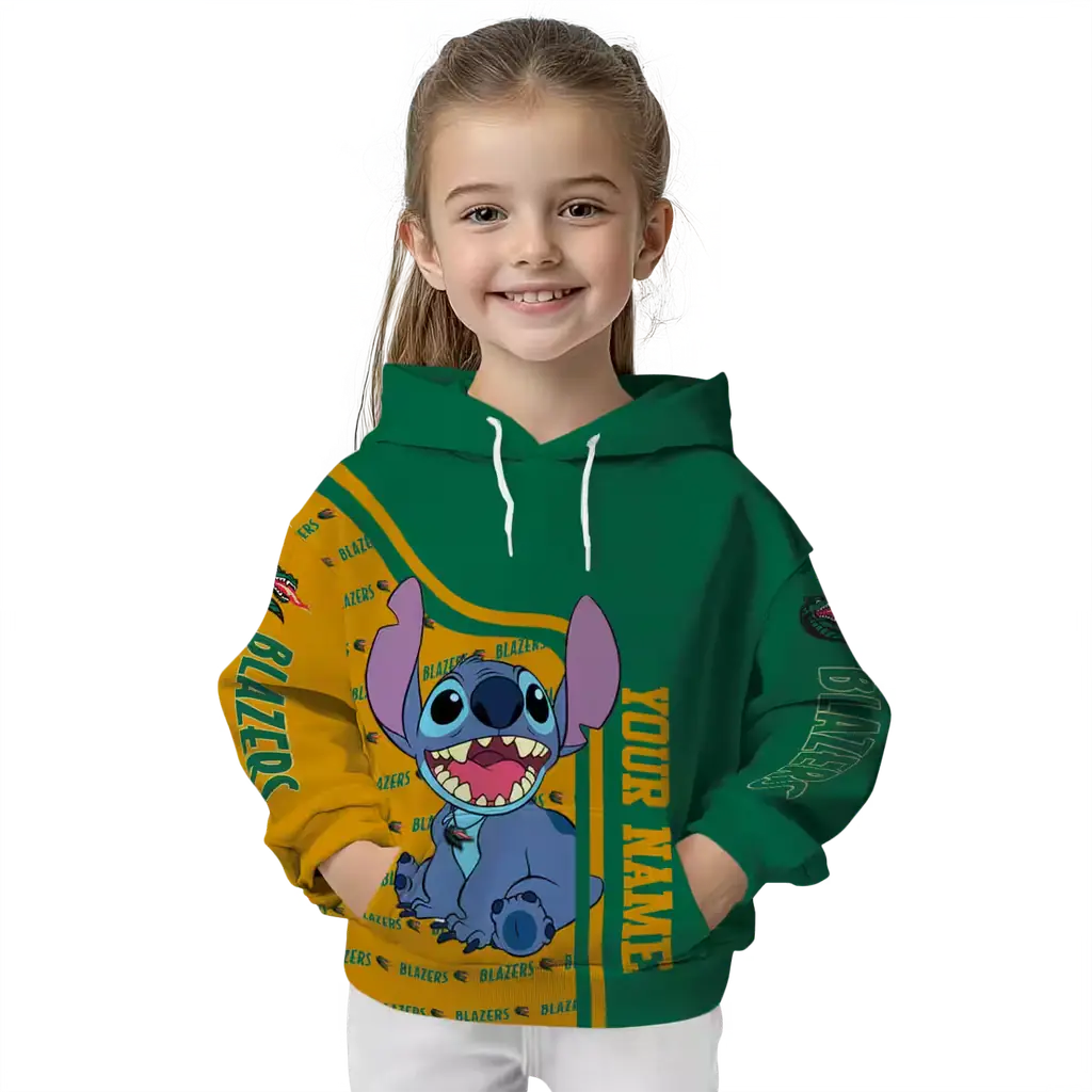 customized uab blazers stitch green hoodie top rated customized uab blazers stitch green hoodie top rated