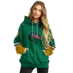 customized uab blazers striped sleeves green hoodie best selling