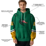 customized uab blazers striped sleeves green hoodie best selling