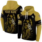 customized ucf knights grim reaper gold black hoodie best selling
