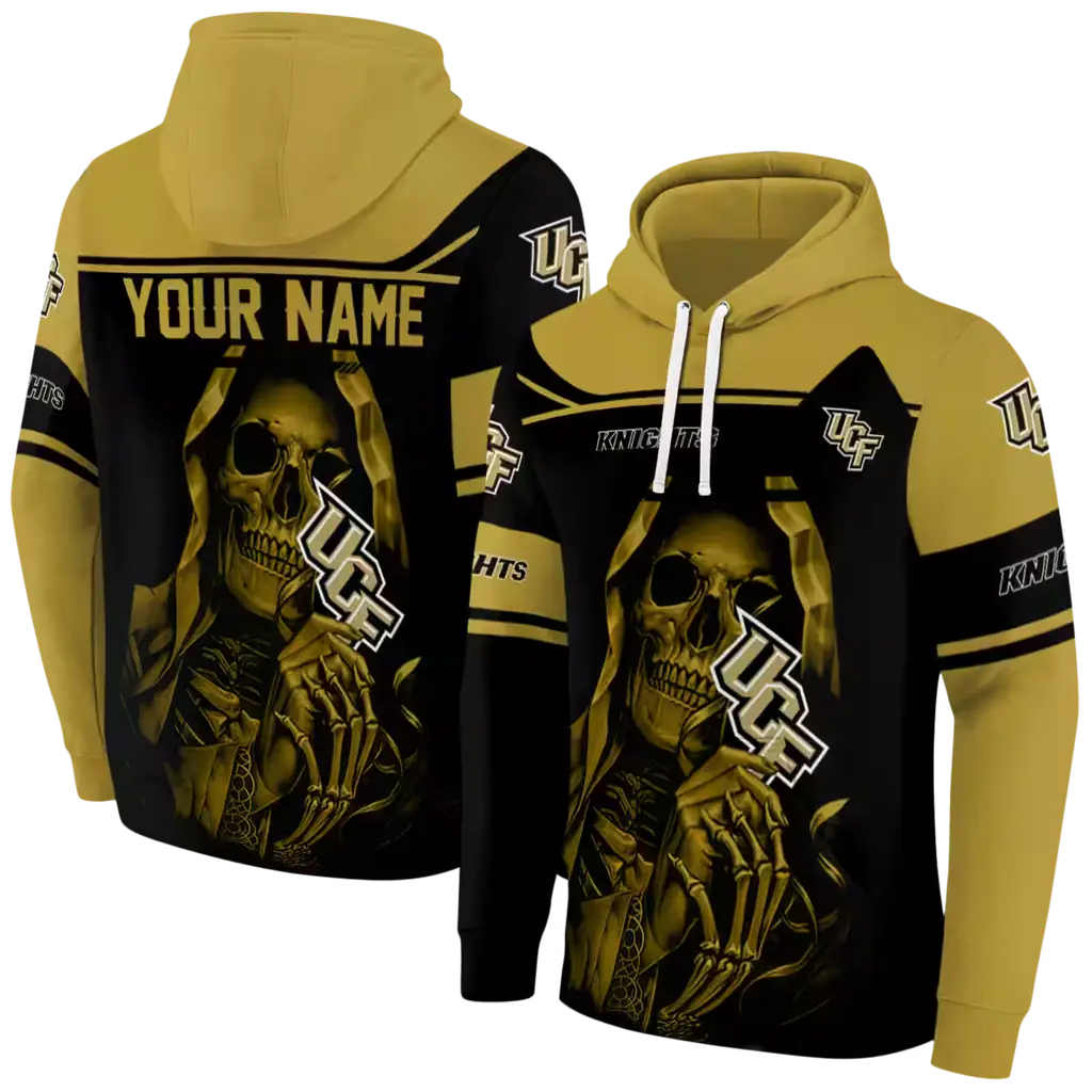 customized ucf knights grim reaper gold black hoodie fashion forward customized ucf knights grim reaper gold black hoodie fashion forward
