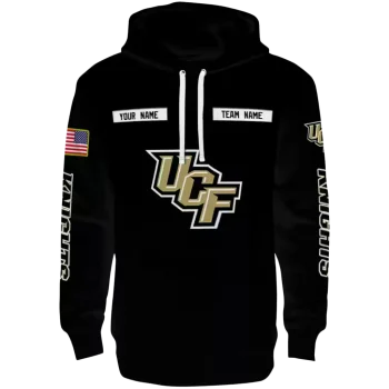 customized ucf knights punisher skull black hoodie best selling
