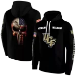 customized ucf knights punisher skull black hoodie best selling