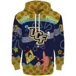 customized ucf knights spongebob patrick star gold navy hoodie best selling