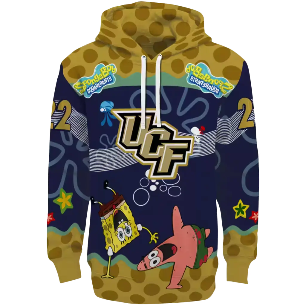 customized ucf knights spongebob patrick star gold navy hoodie best selling customized ucf knights spongebob patrick star gold navy hoodie best selling
