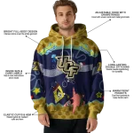 customized ucf knights spongebob patrick star gold navy hoodie best selling