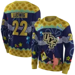 customized ucf knights spongebob patrick star gold navy hoodie best selling
