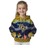 customized ucf knights spongebob patrick star gold navy hoodie best selling